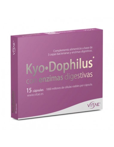 VITAE KYODOPHILUS CON ENZIMAS 15 CAPSULAS