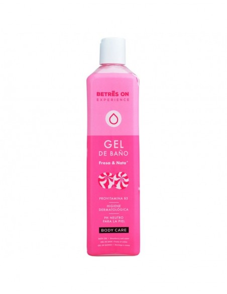 BETRES ON GEL DE BAÑO CORPORAL FRESA Y NATA 750ML