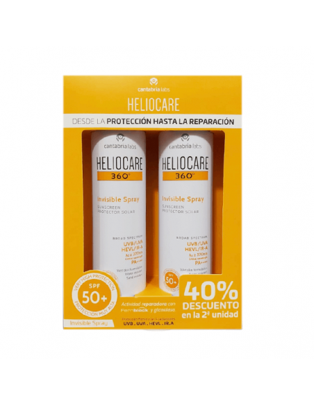HELIOCARE 360º INVISIBLE SPRAY 200ML X2 UNIDADES