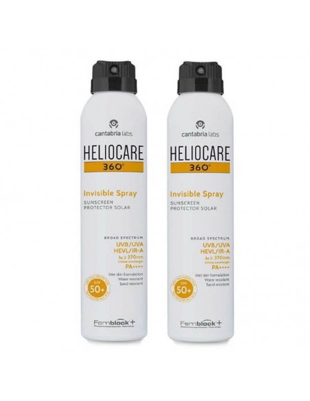 HELIOCARE 360º INVISIBLE SPRAY 200ML X2 UNIDADES