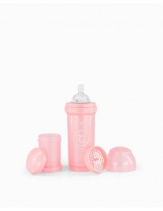 TWISTSHAKE BIBERÓN ANTICÓLICOS ROSA PASTEL 260ML 2