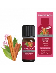 PRANAROM ESPÍRITU FESTIVO JENGIBRE Y CANELA 10ML