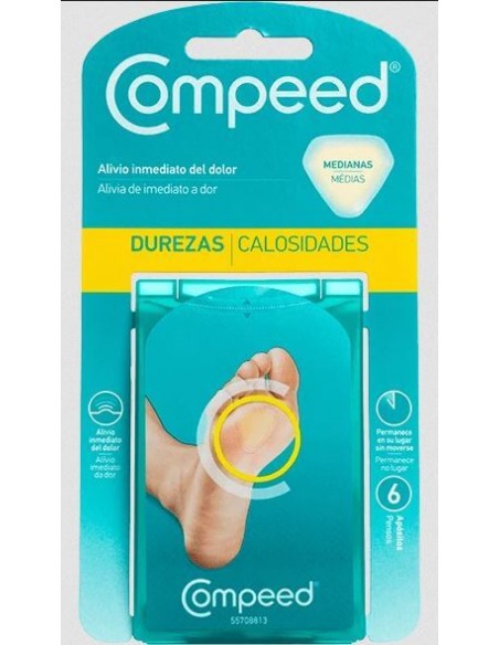 COMPEED DUREZAS MEDIANAS 6 APOSITOS