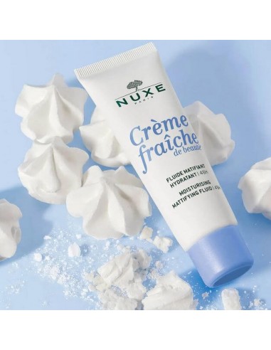 NUXE CREMA FRAICHE DE BEAUTE FLUÍDO MATIFICANTE HIDRATANTE 48 HORAS 50ML