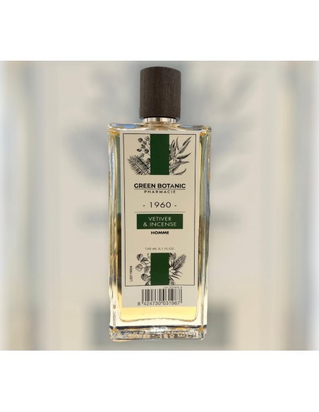 GREEN BOTANIC PERFUME HOMBRE VETIVER & INCENSE 150ML