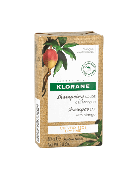 KLORANE CHAMPÚ SÓLIDO MANGO 80GR