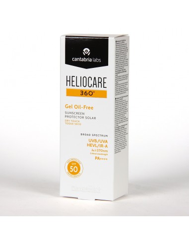 HELIOCARE 360 GEL OIL-FREE SPF 50 50 ml + ENDOCARE RADIANCE C OIL-FREE AMPOLLAS X4