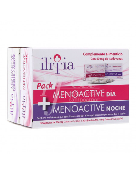 ILITIA MENOACTIVE DÍA Y NOCHE 60 CAPSULAS