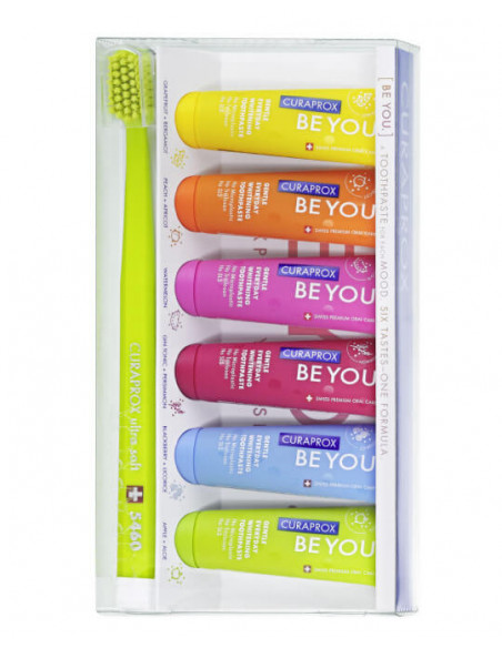 CURAPROX BE YOU PACK 6 PASTAS DE DIENTES