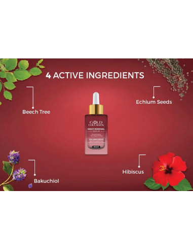 GOLD COLLAGEN SERUM NIGHT RENEWAL 30ML