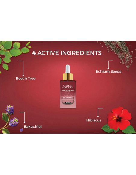 GOLD COLLAGEN SERUM NIGHT RENEWAL 30ML