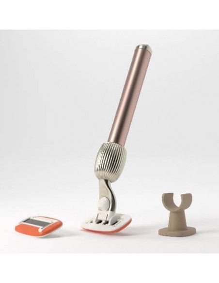 FLER STARTED PACK CUERPO + SOPORTE + 2 CUCHILLAS BLUSH