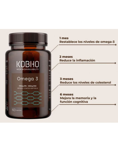 KOBHO OMEGA 3 60 PERLAS
