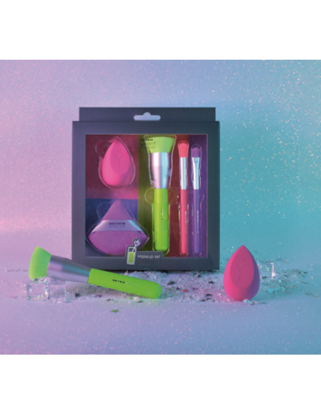 BETER YUMMI MAKE UP SET BROCHAS Y ESPONJAS
