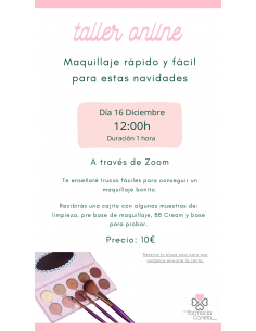 TALLER ONLINE MAQUILLAJE. DÍA 16. 12:00