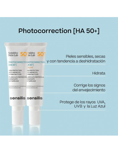 SENSILIS PHOTOCORRECTION HA 50+ COLOR 50ML