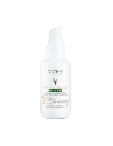 VICHY UV CLEAR FLUIDO FOTOPROTECTOR PIEL GRASA SPF50+ 40ML