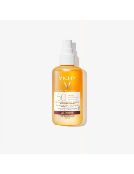 VICHY AGUA DE PROTECCIÓN SOLAR LUMINOSIDAD SPF50+ 200ML