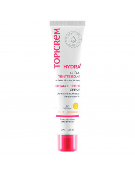 TOPICREM HYDRA+ CREMA TINTADA COLOR CLARO SPF50 40ML