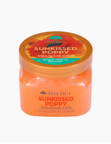 TREE HUT EXFOLIANTE SUNKISSED POPPY 510G