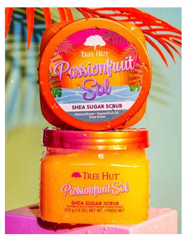 TREE HUT EXFOLIANTE PASSION FRUIT SOL 510G