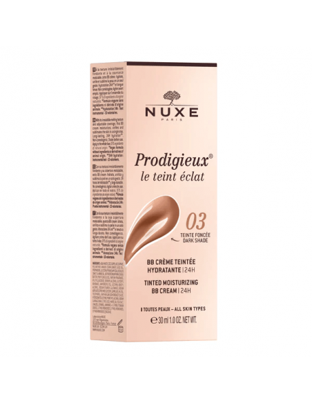 NUXE BB CREAM HIDRATANTE CON COLOR 30 ML-TONO OSCURO