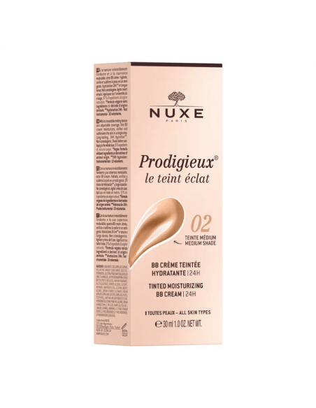 NUXE BB CREAM HIDRATANTE CON COLOR 30 ML-TONO MEDIO