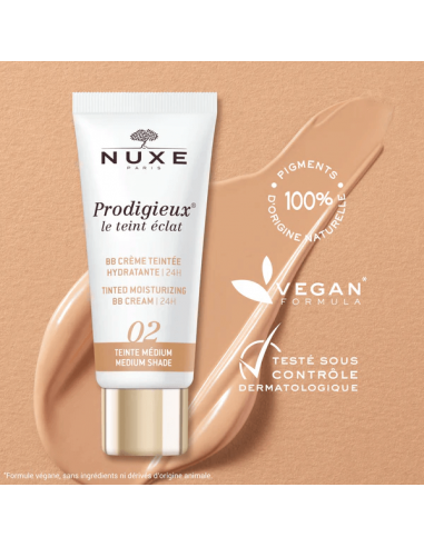NUXE BB CREAM HIDRATANTE CON COLOR 30 ML-TONO MEDIO