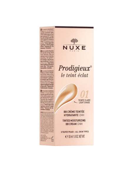 NUXE BB CREAM HIDRATANTE CON COLOR 30 ML-TONO CLARO